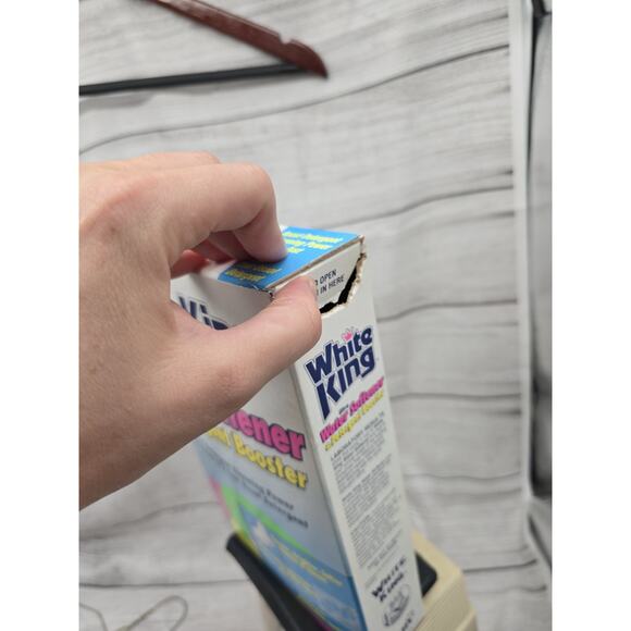 New VTG White King Ultra Softener & Detergent Booster Powder 77oz Open Box - Picture 8 of 8